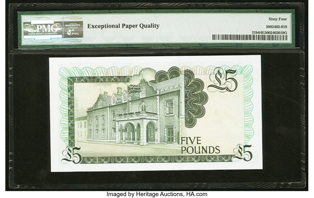 image for: Gibraltar  5 pounds (B119as)