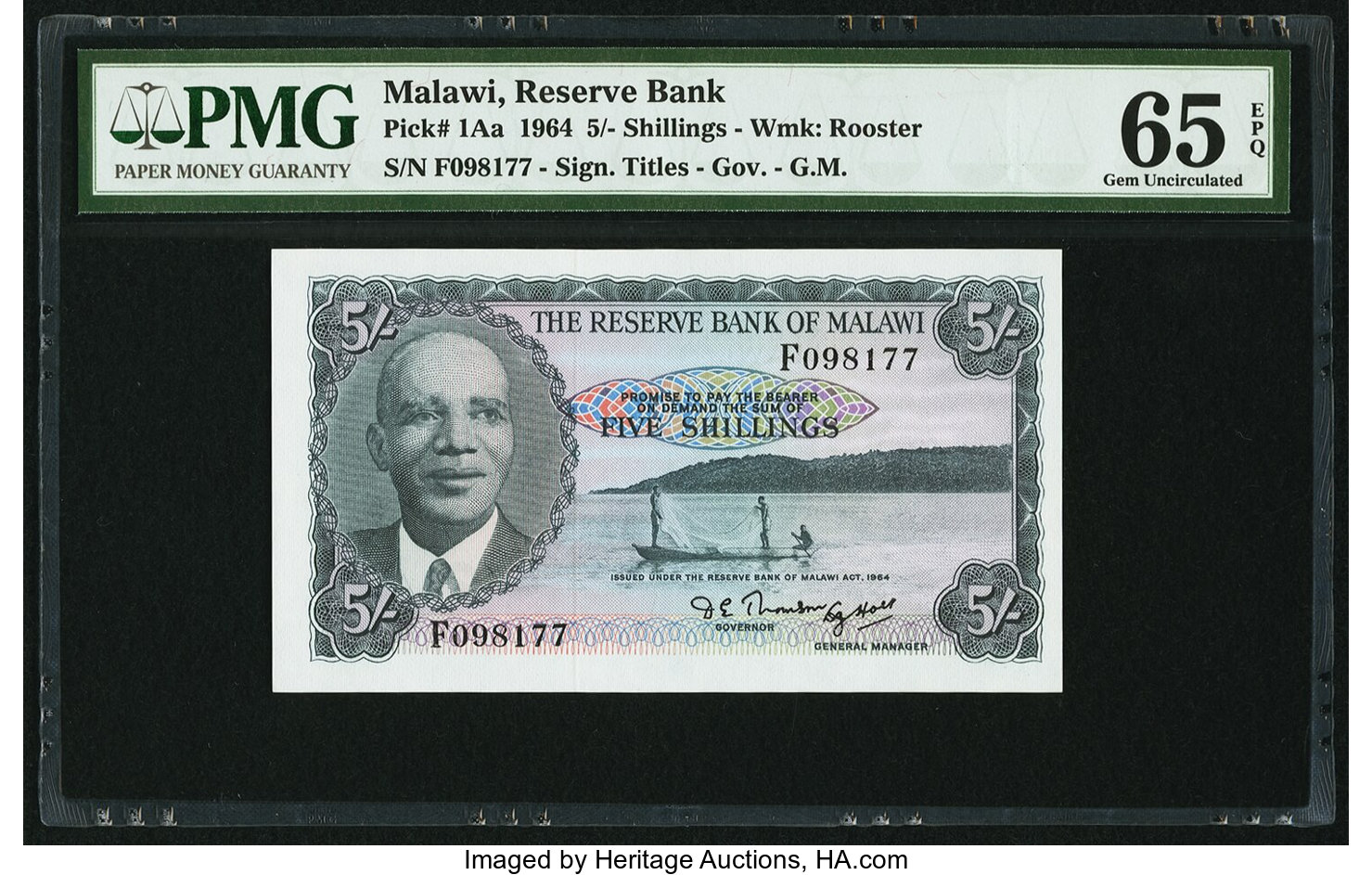 image for: Malawi  5 shillings(B101bs)
