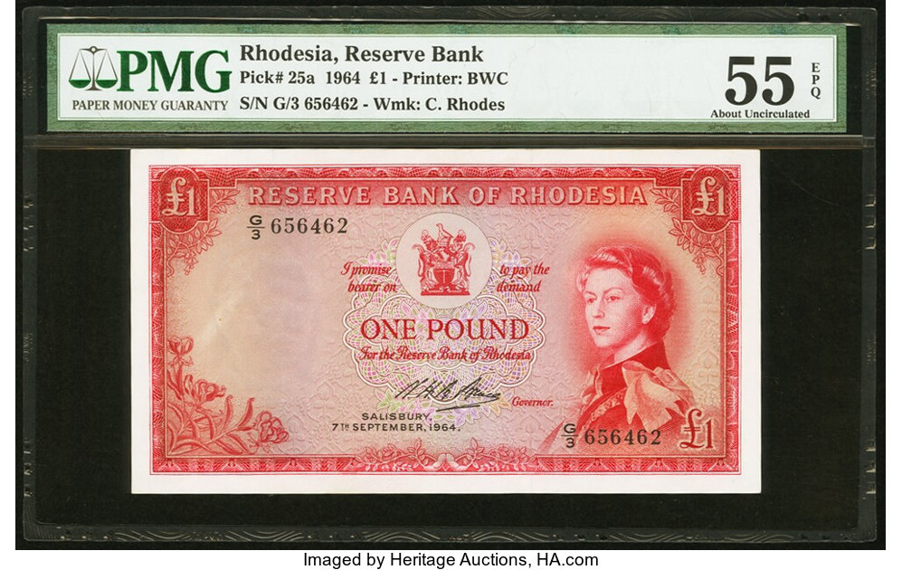image for: Rhodesia  1 pound(B102m)