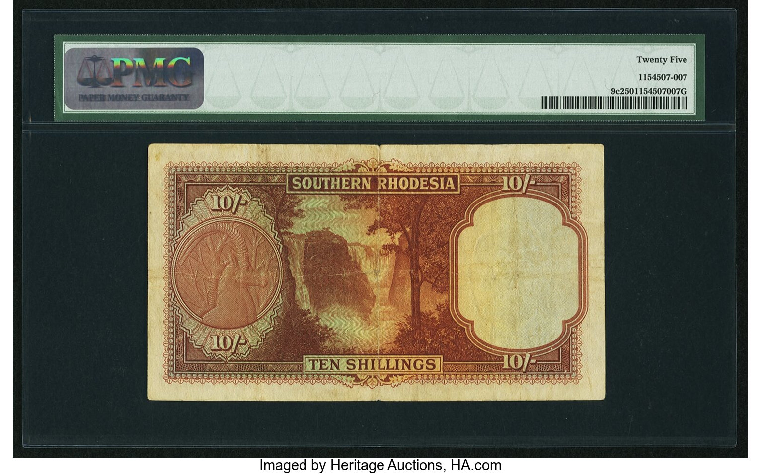 image for: Southern Rhodesia  10 shillings (B103as)