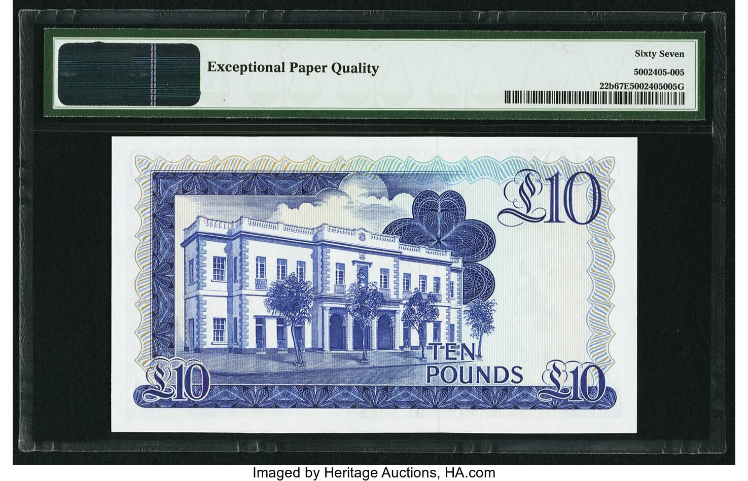 image for: Gibraltar  10 pounds (B120as3)