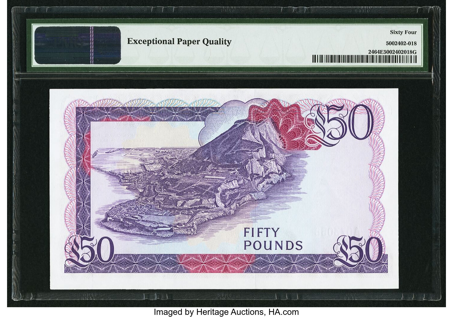 image for: Gibraltar  50 pounds (B122as)