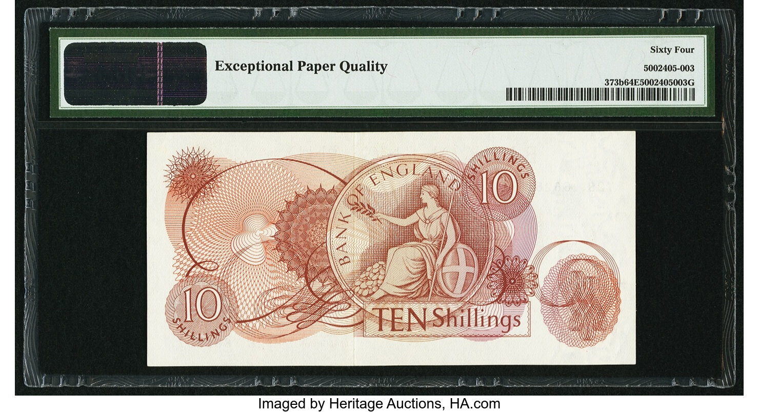 image for: United Kingdom  10 shillings (B179z)