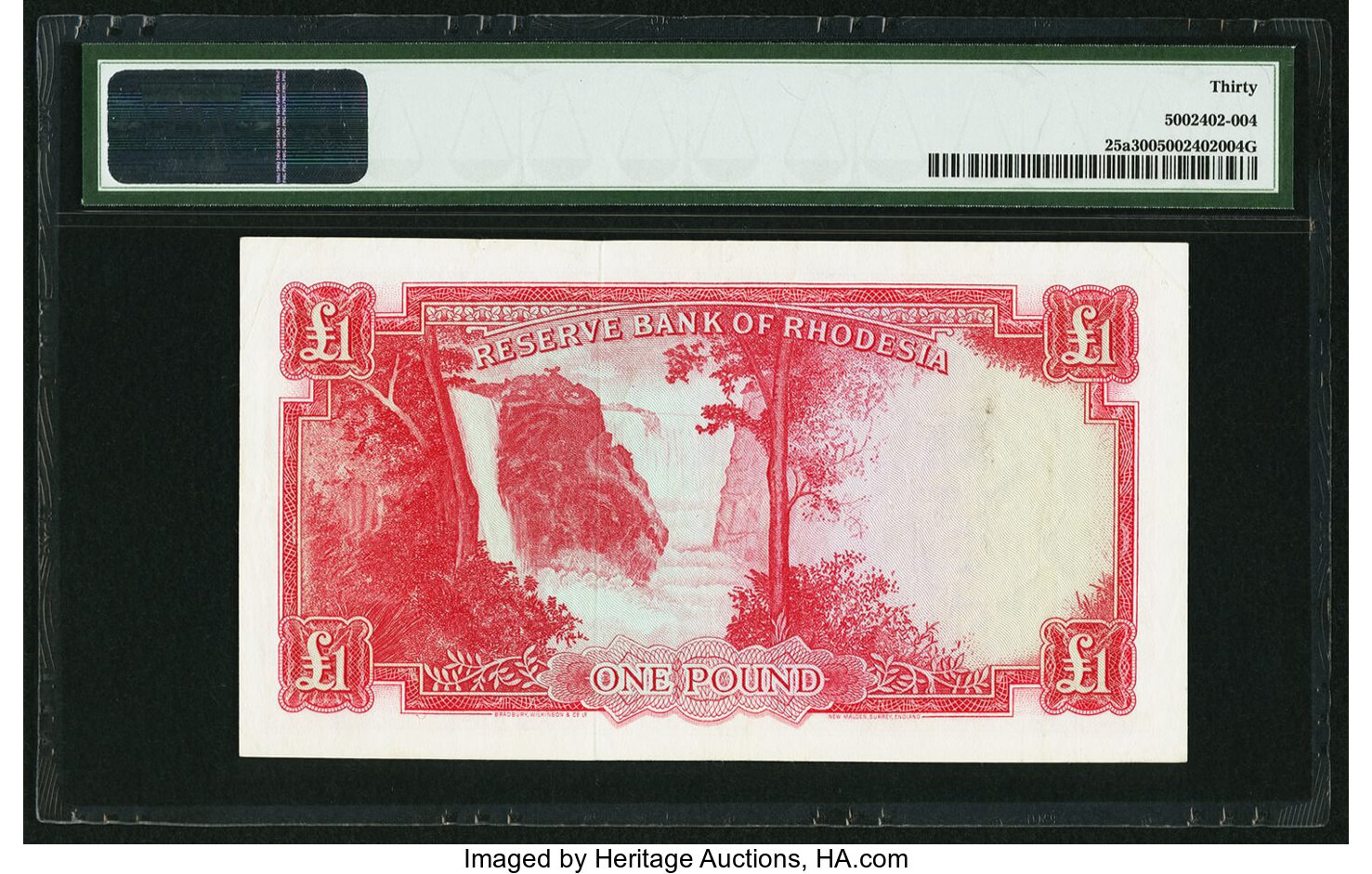 image for: Rhodesia  1 pound(B102ls)