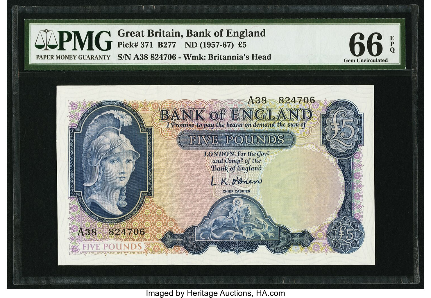 image for: United Kingdom  5 pounds (B178as)