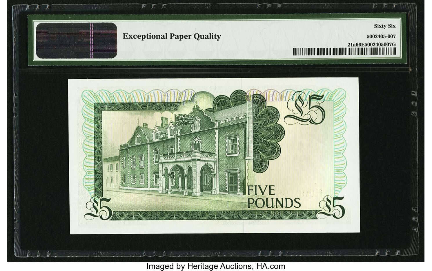 image for: Gibraltar  5 pounds (B119a)