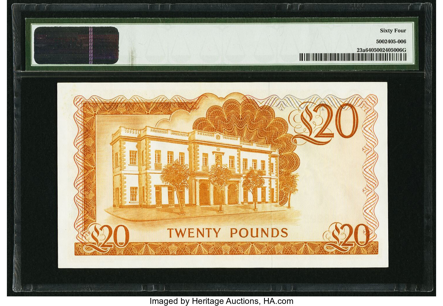 image for: Gibraltar  20 pounds (B121as)