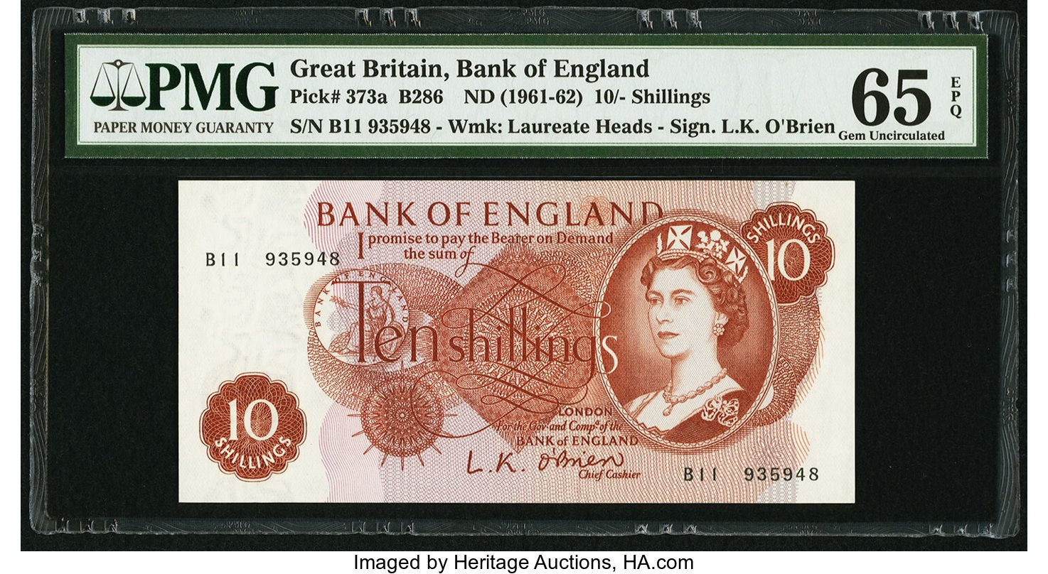 image for: United Kingdom  10 shillings (B179a)