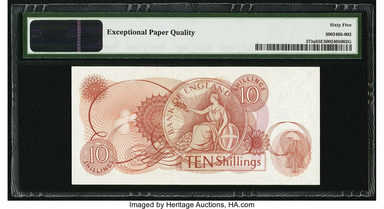image for: United Kingdom  10 shillings (B179cs)