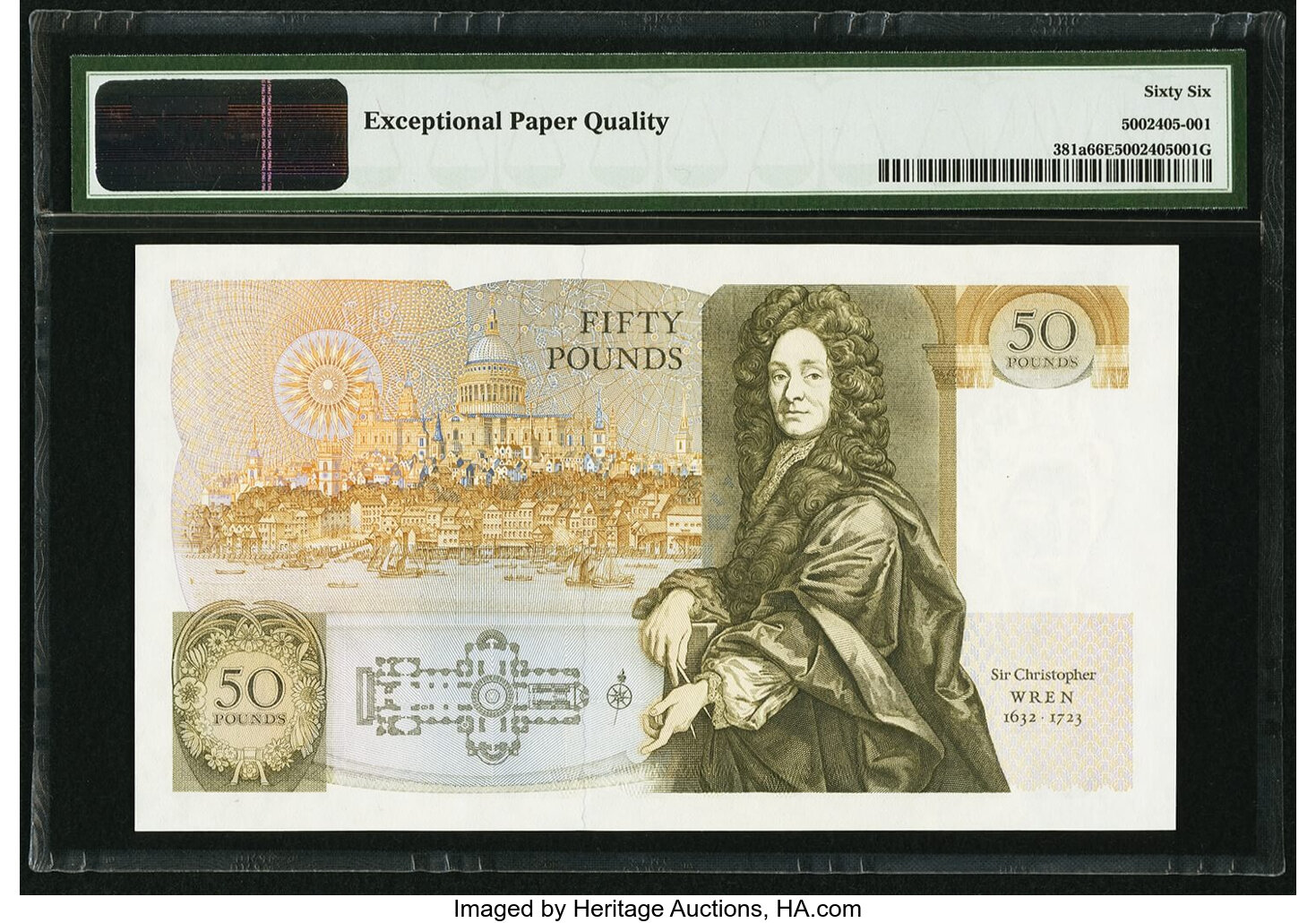 image for: United Kingdom  50 pounds (B189a)