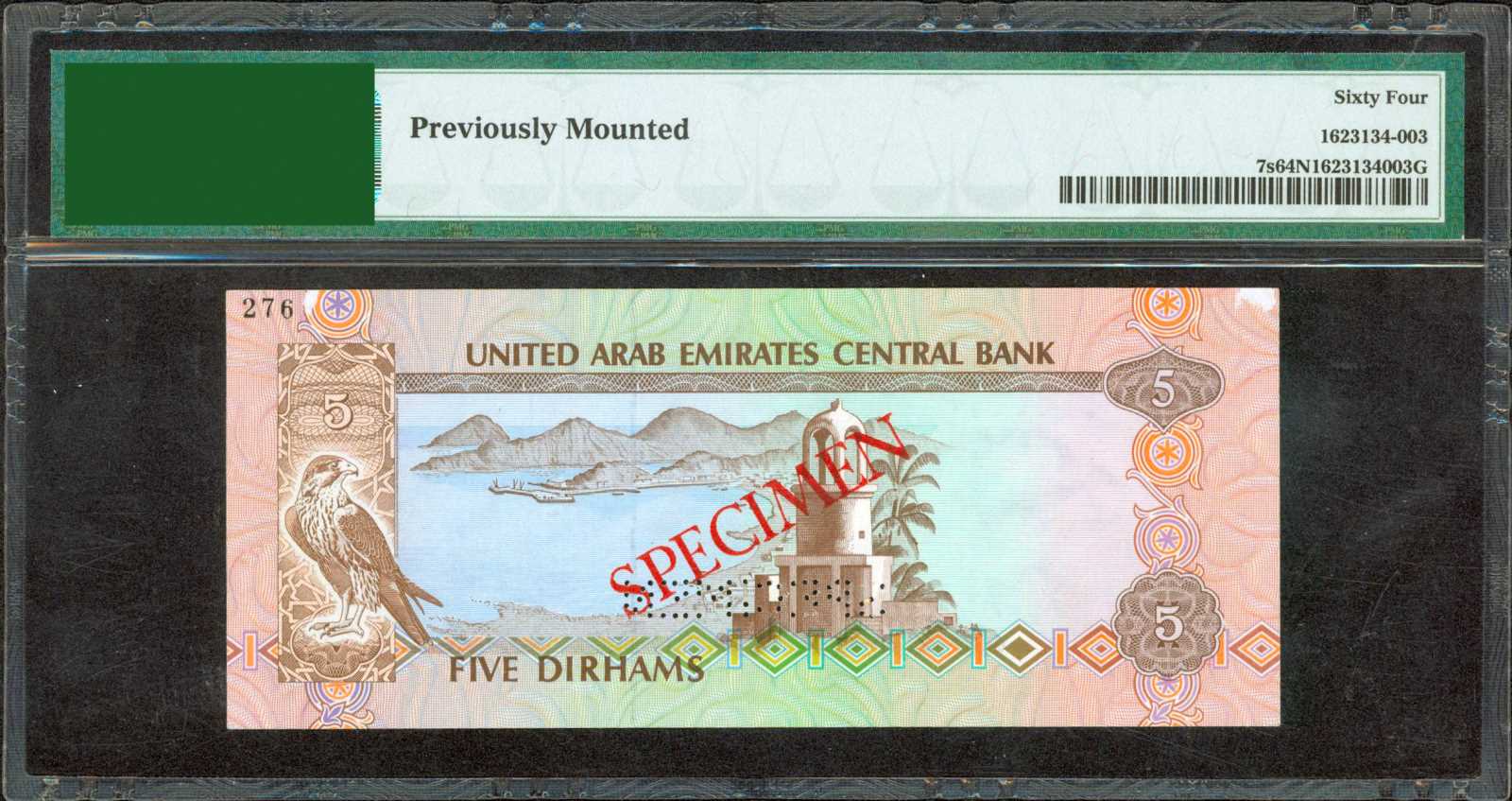 image for: United Arab Emirates  5 dirhams (B201a)