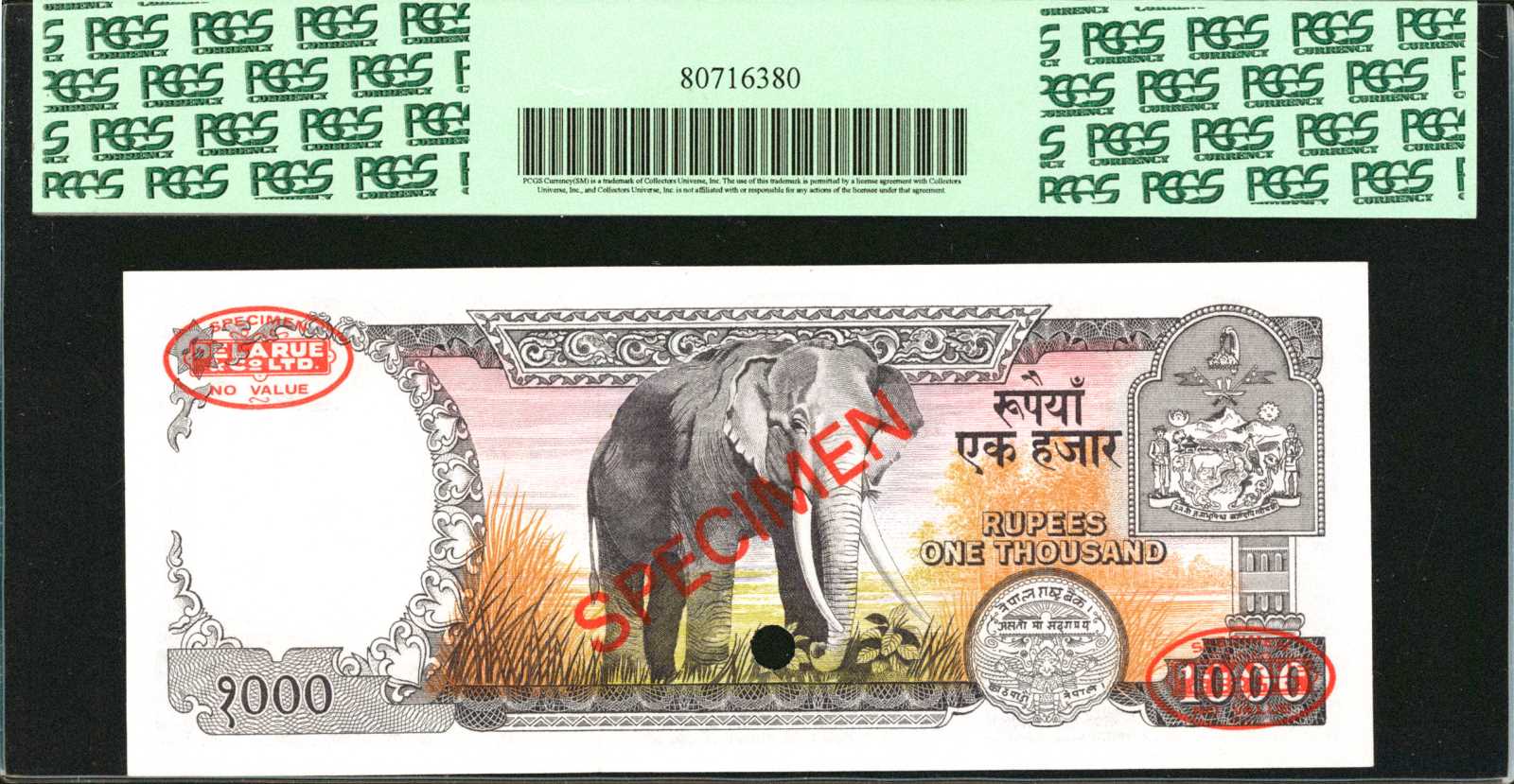 image for: Nepal  1,000 rupees (B238cs)