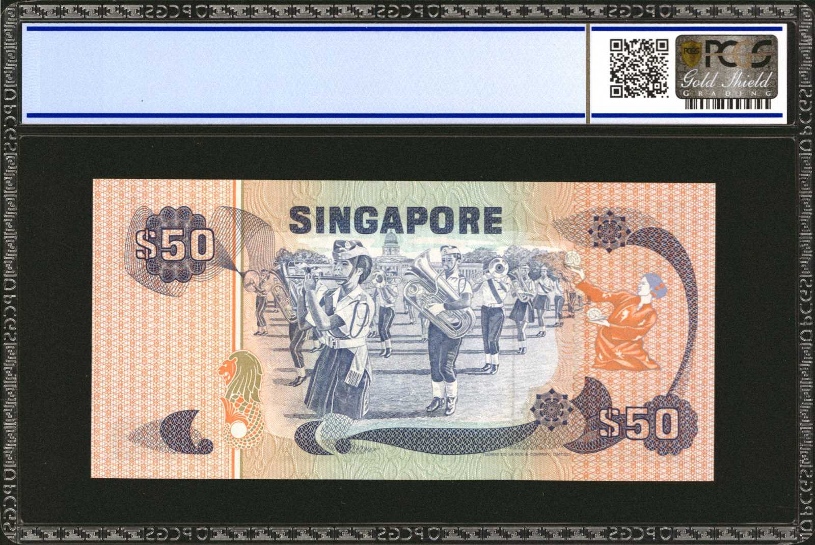 image for: Singapore  50 dollars (B114as)
