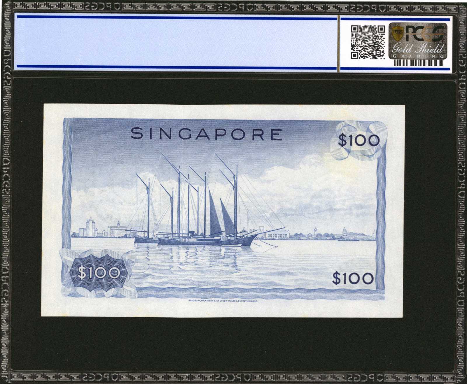 image for: Singapore  100 dollars (B106as)