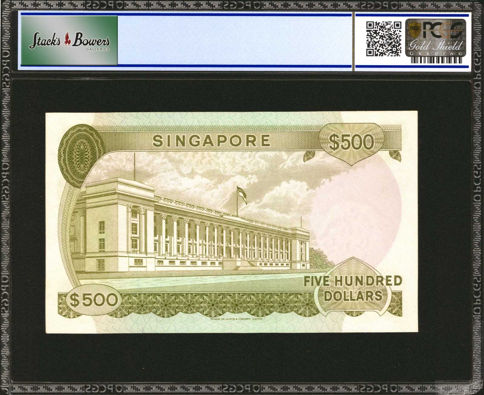 image for: Singapore  500 dollars (B107az)