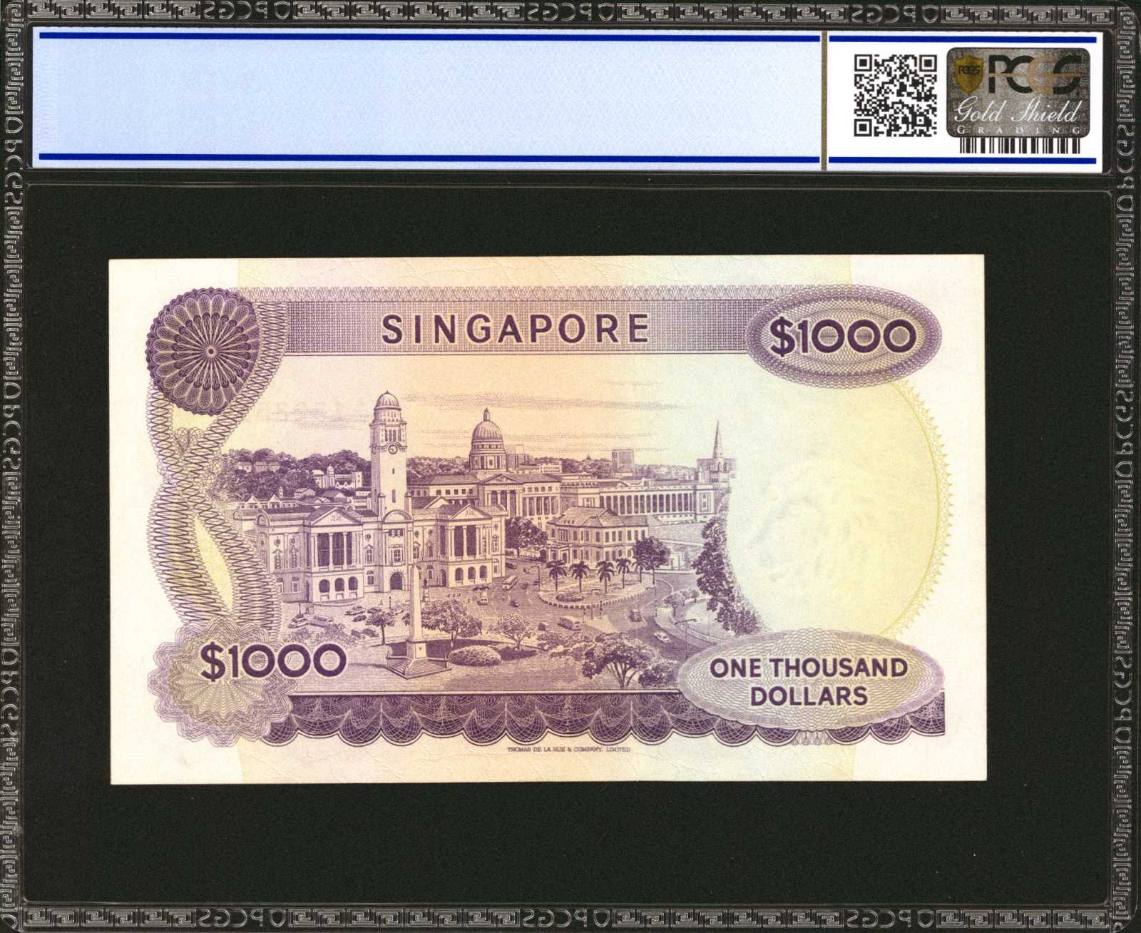 image for: Singapore  1,000 dollars (B108cs)