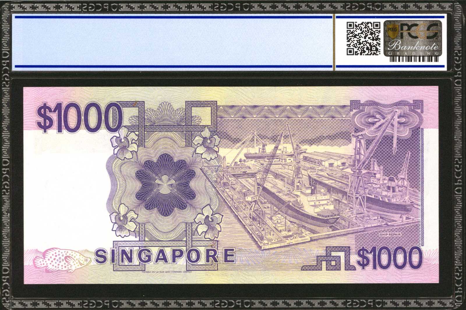 image for: Singapore  1,000 dollars (B126z)