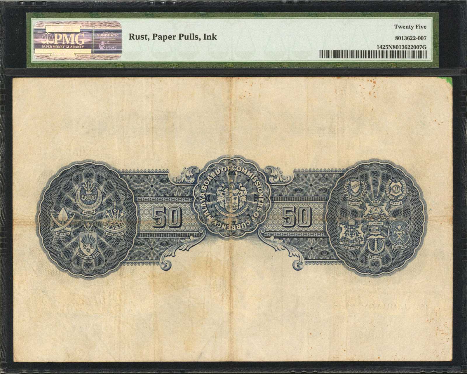 image for: Malaya  50 dollars(B115as)