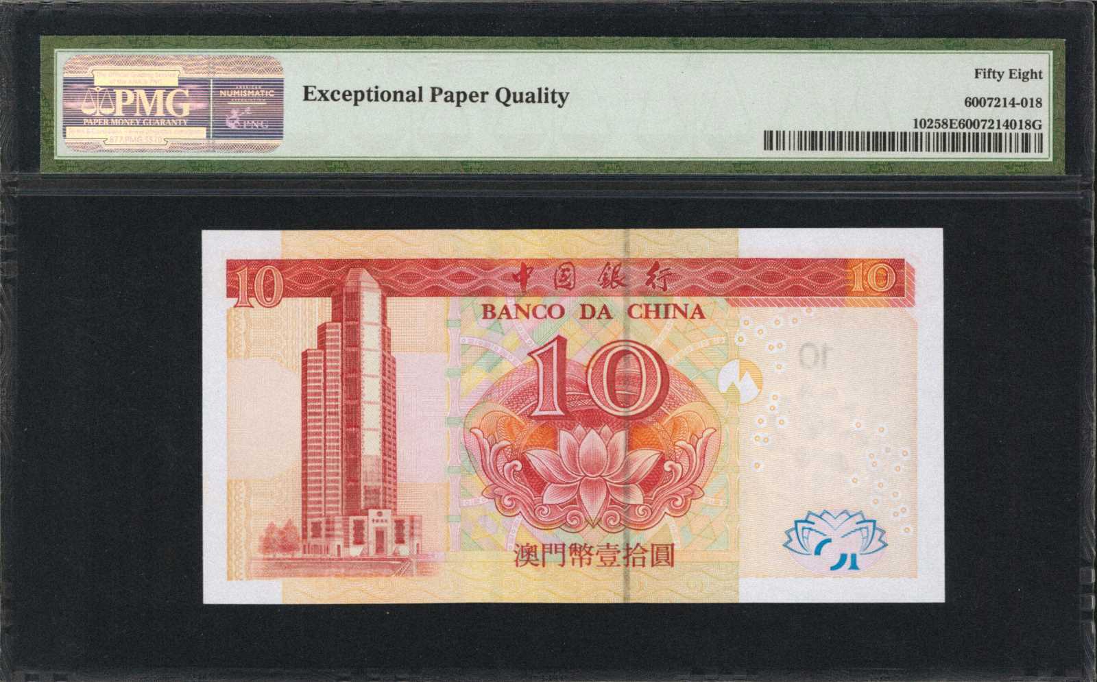 image for: Macau  1,000 patacas (B212az)