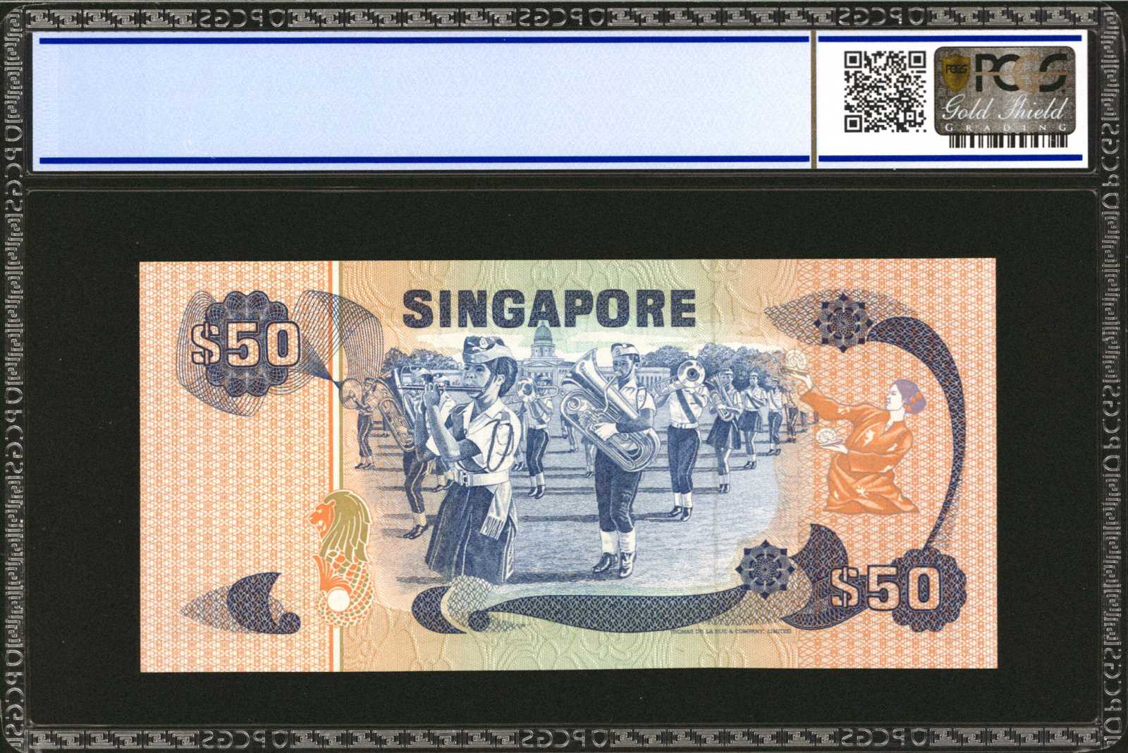 image for: Singapore  50 dollars (B114as)