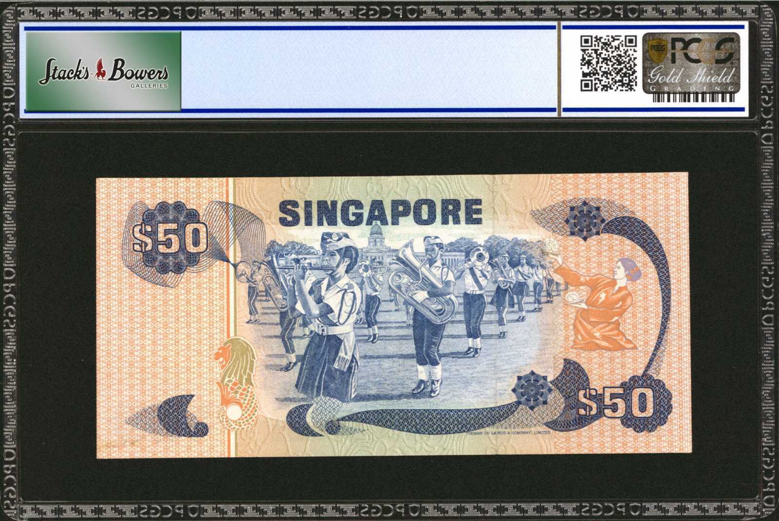 image for: Singapore  50 dollars (B114az)