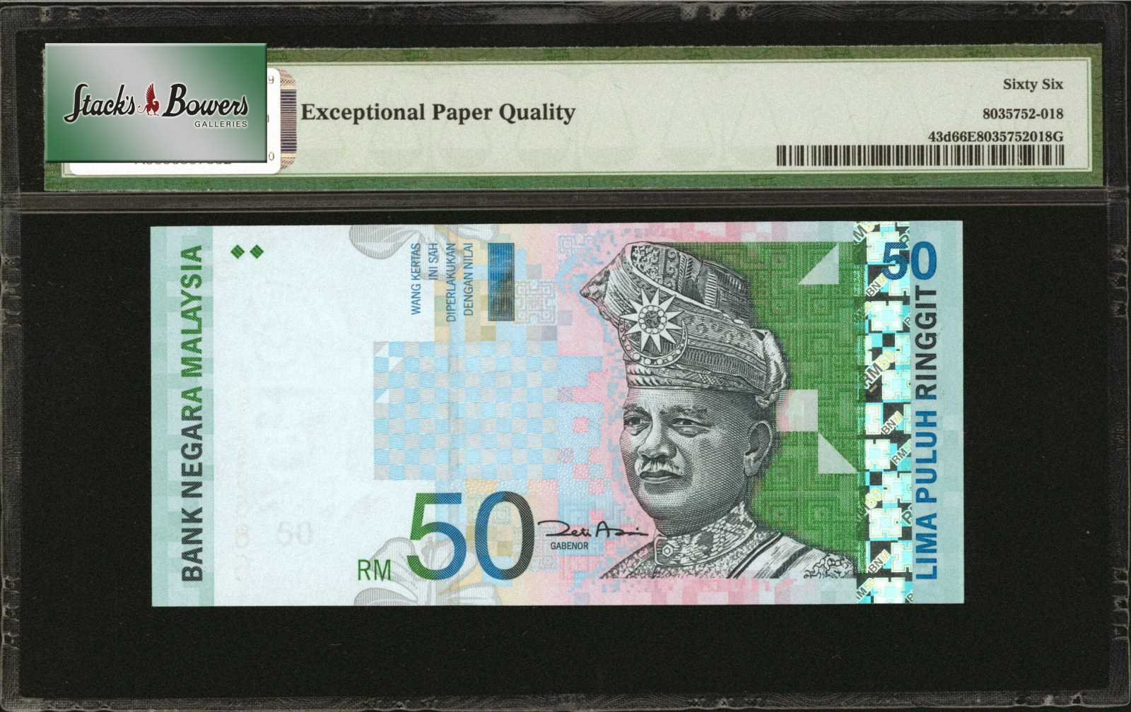 image for: Malaysia  50 ringgit (B137z)