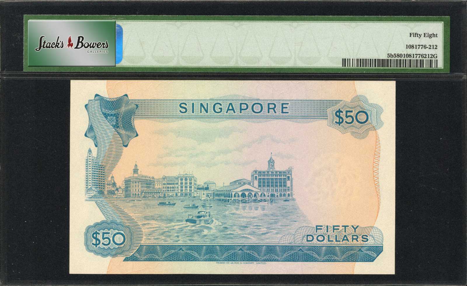 image for: Singapore  50 dollars (B105cs)