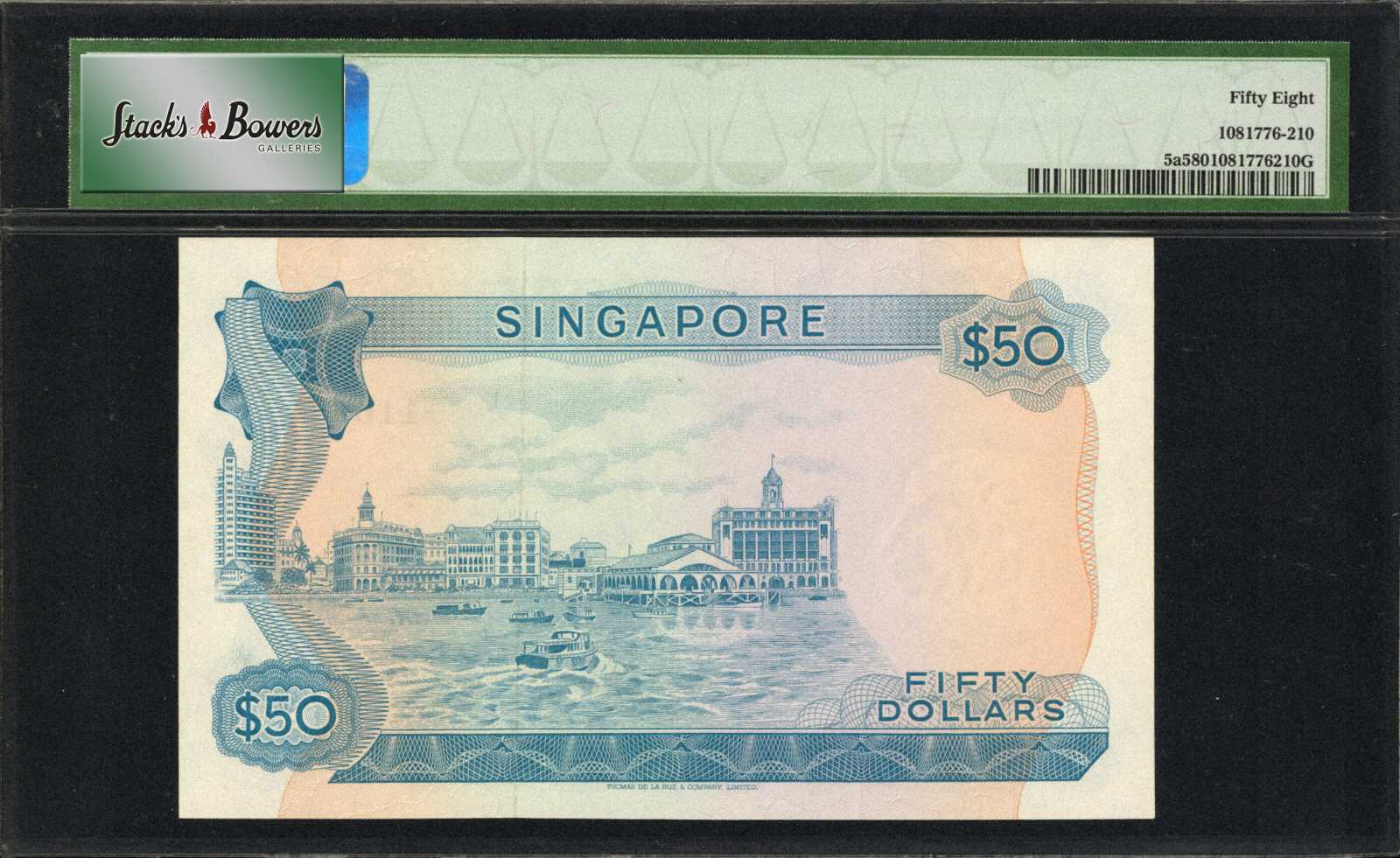 image for: Singapore  50 dollars (B105dz)