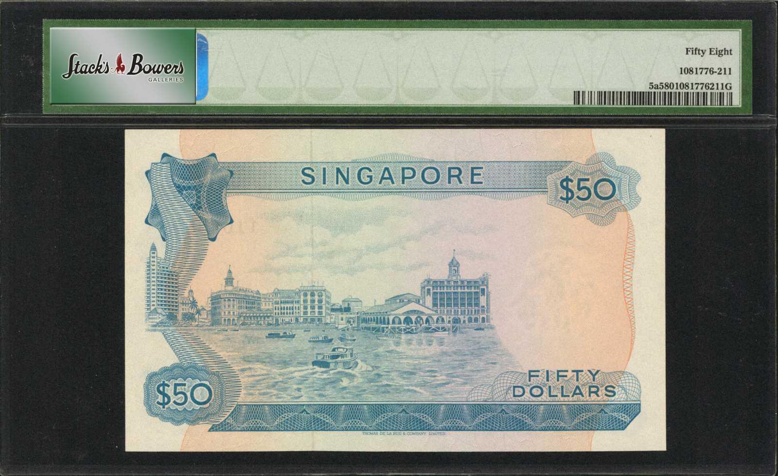 image for: Singapore  50 dollars (B105cs)