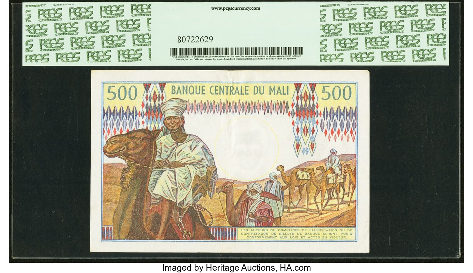 image for: Mali  500 francs(B202as)