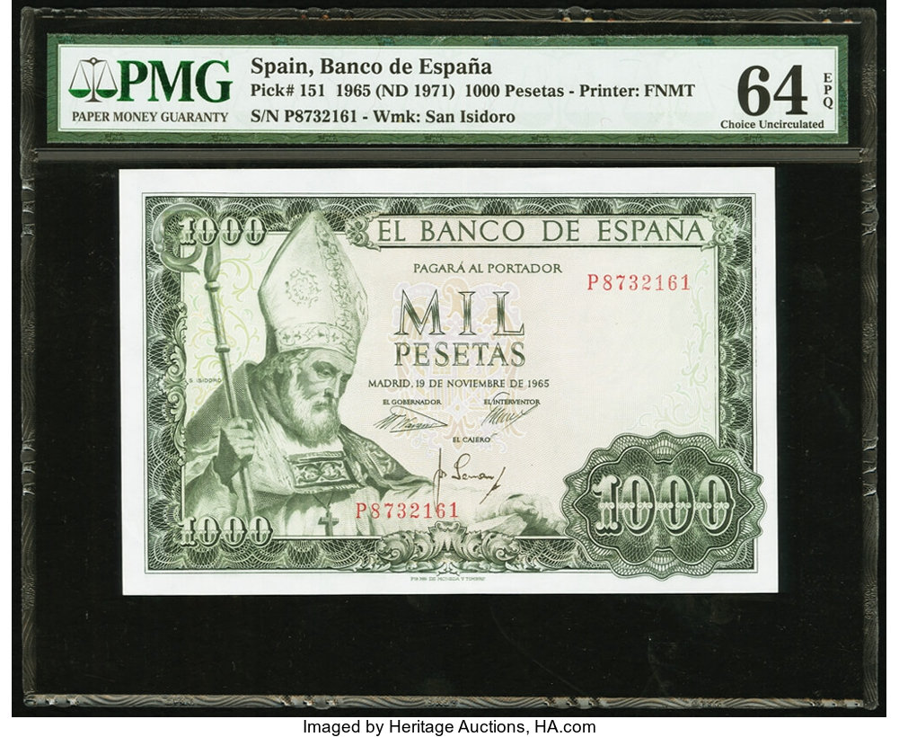 image for: Spain  1,000 pesetas (B617a)