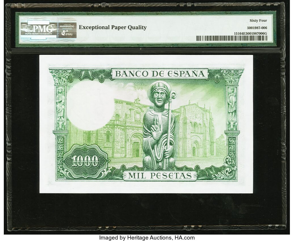 image for: Spain  1,000 pesetas (B617a)