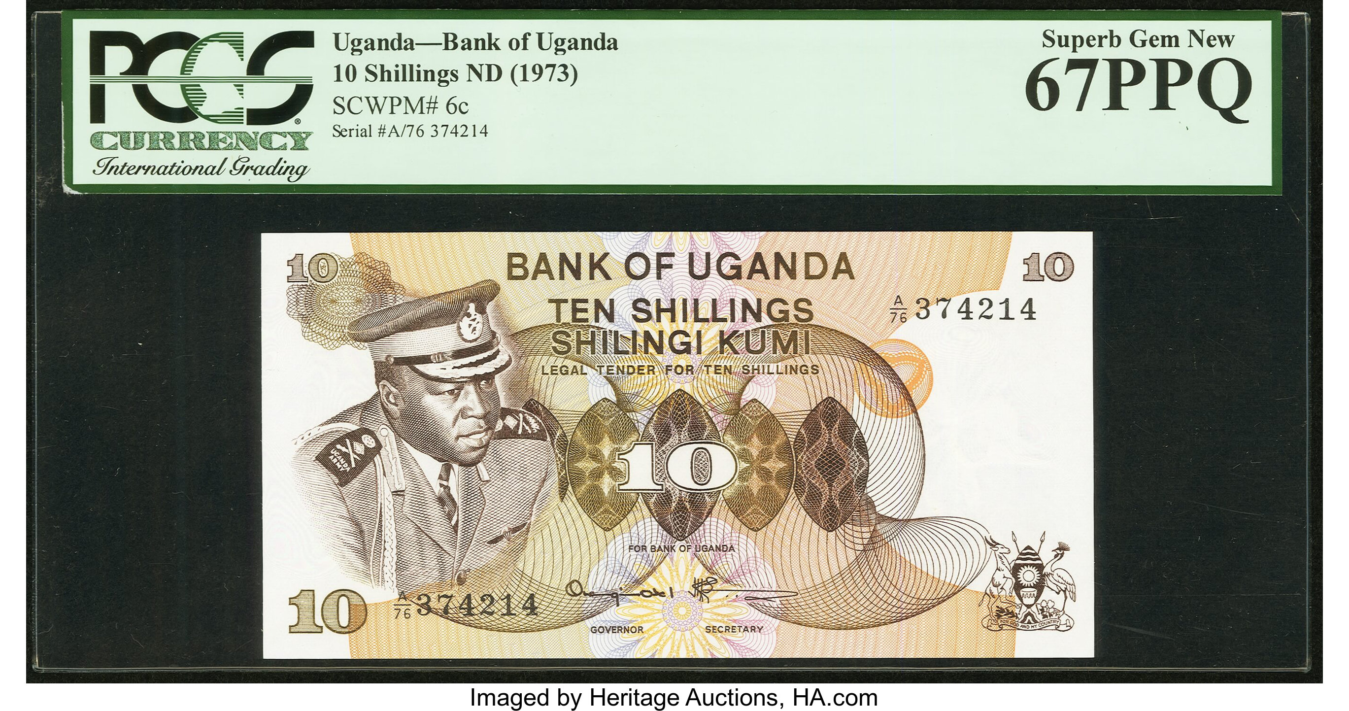 image for: Uganda  10 shillings(B106a)