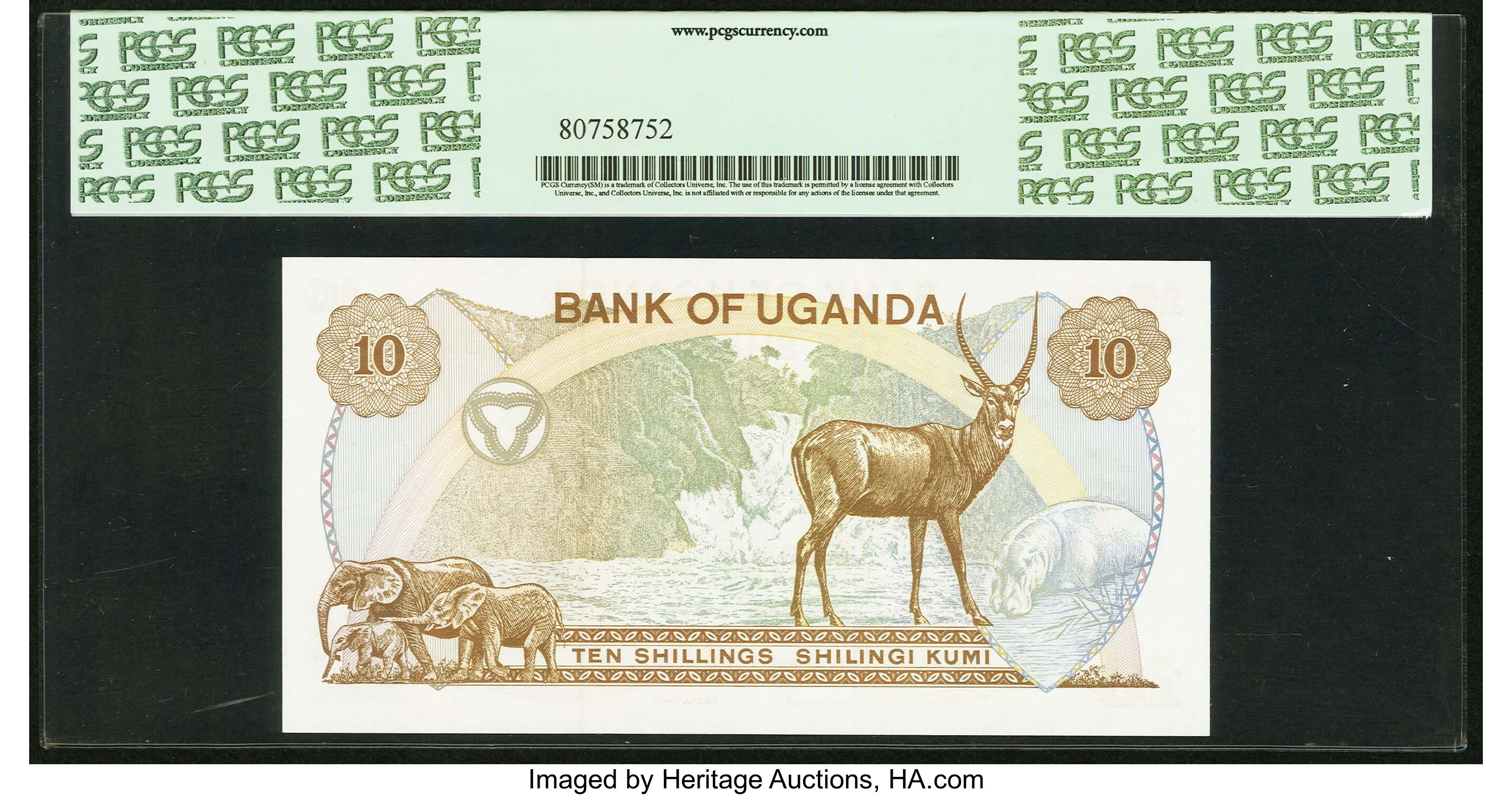image for: Uganda  10 shillings(B106b)