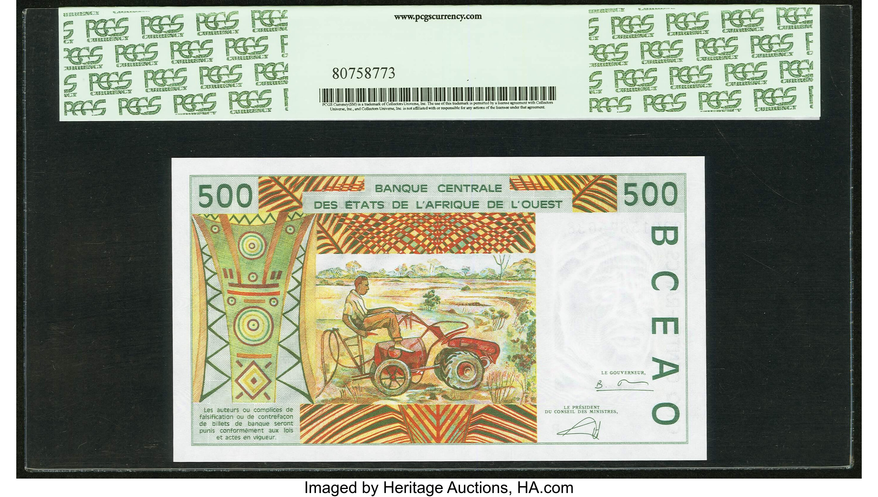 image for: West African States  500 francs (B115Bf)