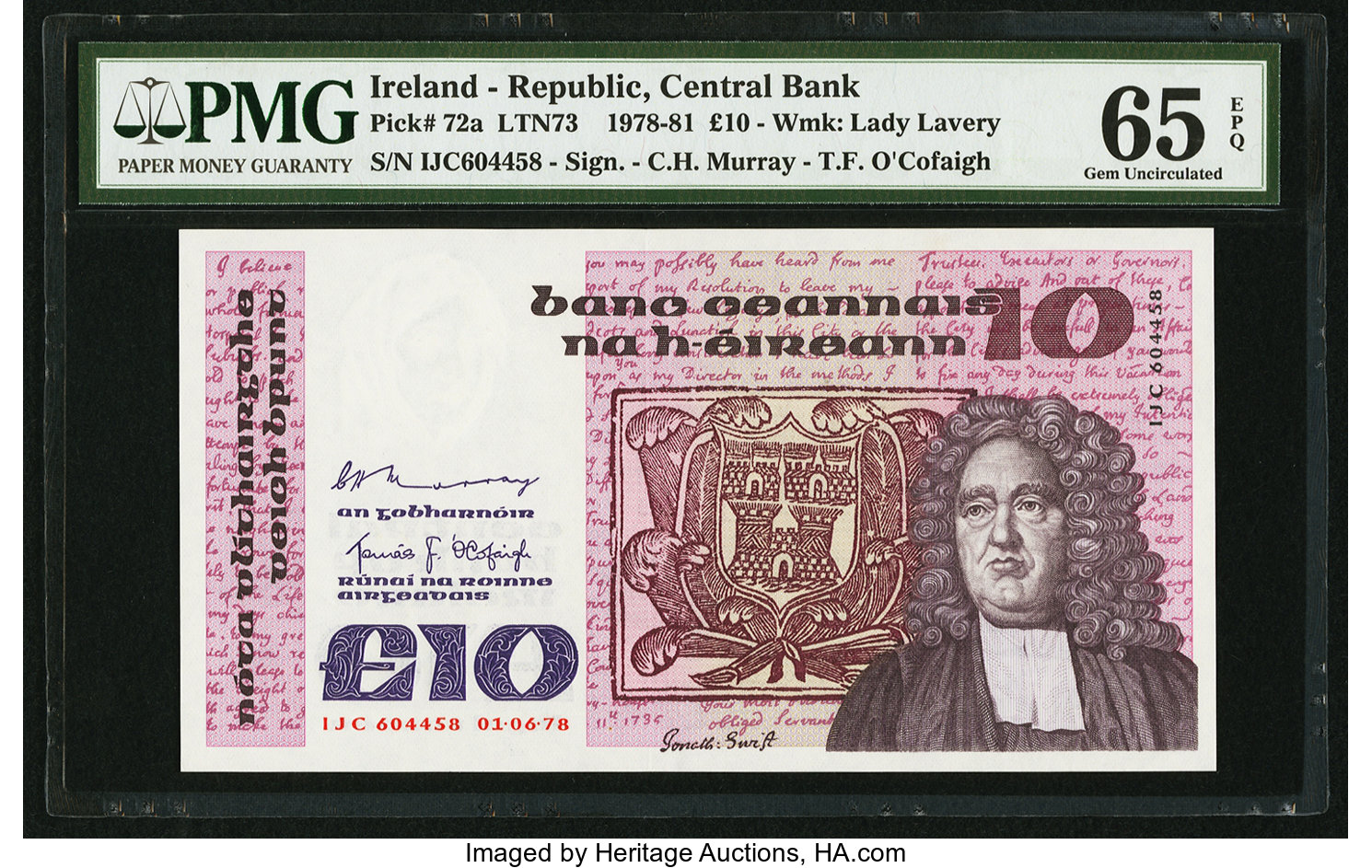 image for: Ireland, Republic of  10 pounds(B217b)