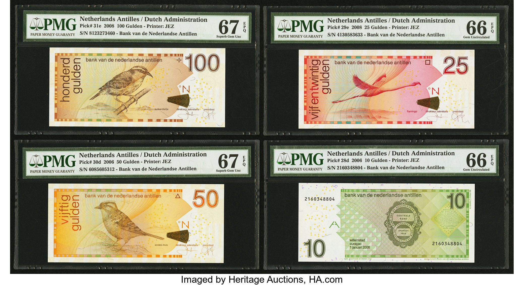 Bank van de Nederlandse Antillen 100 gulden guilders B228as