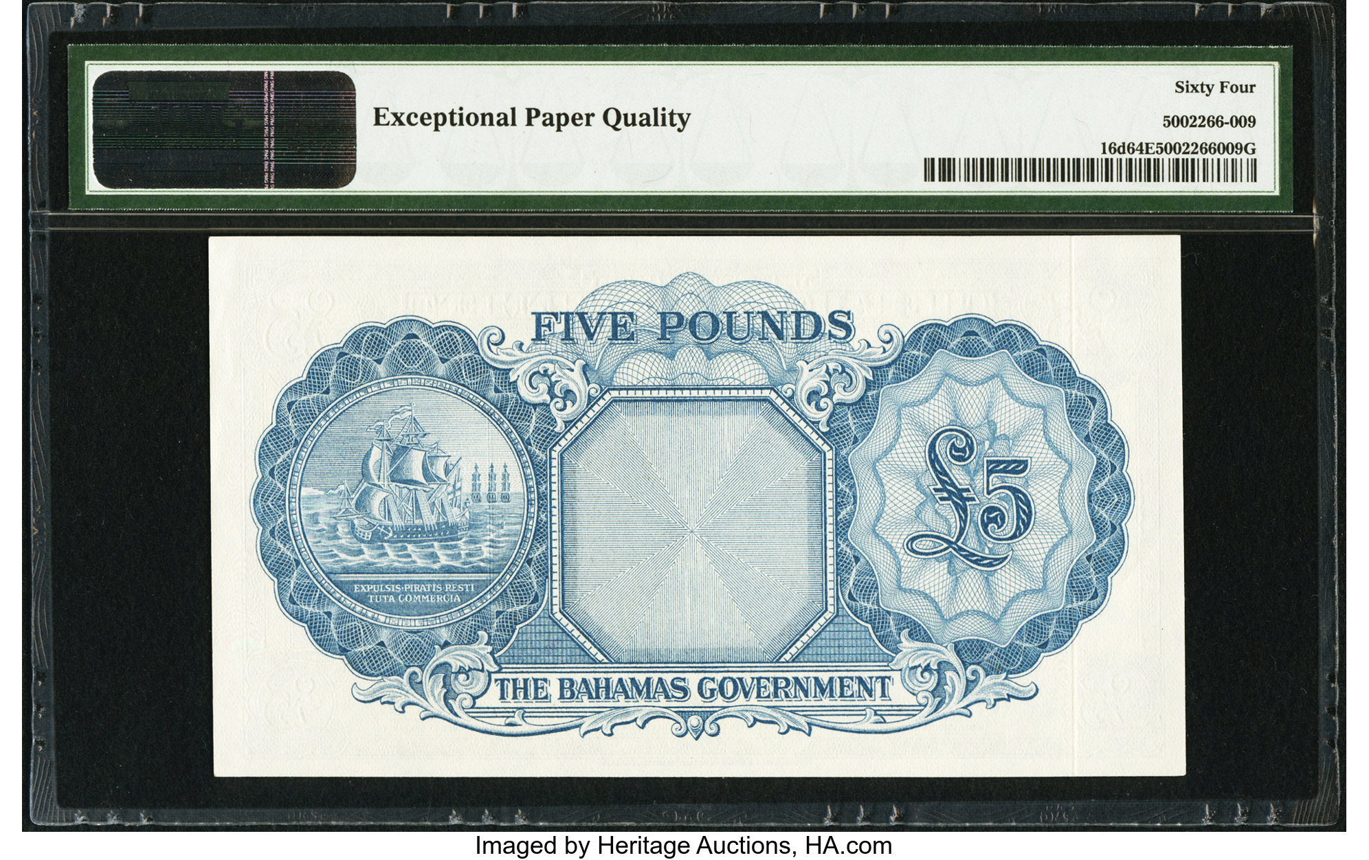 image for: Bahamas  5 pounds(B115as)