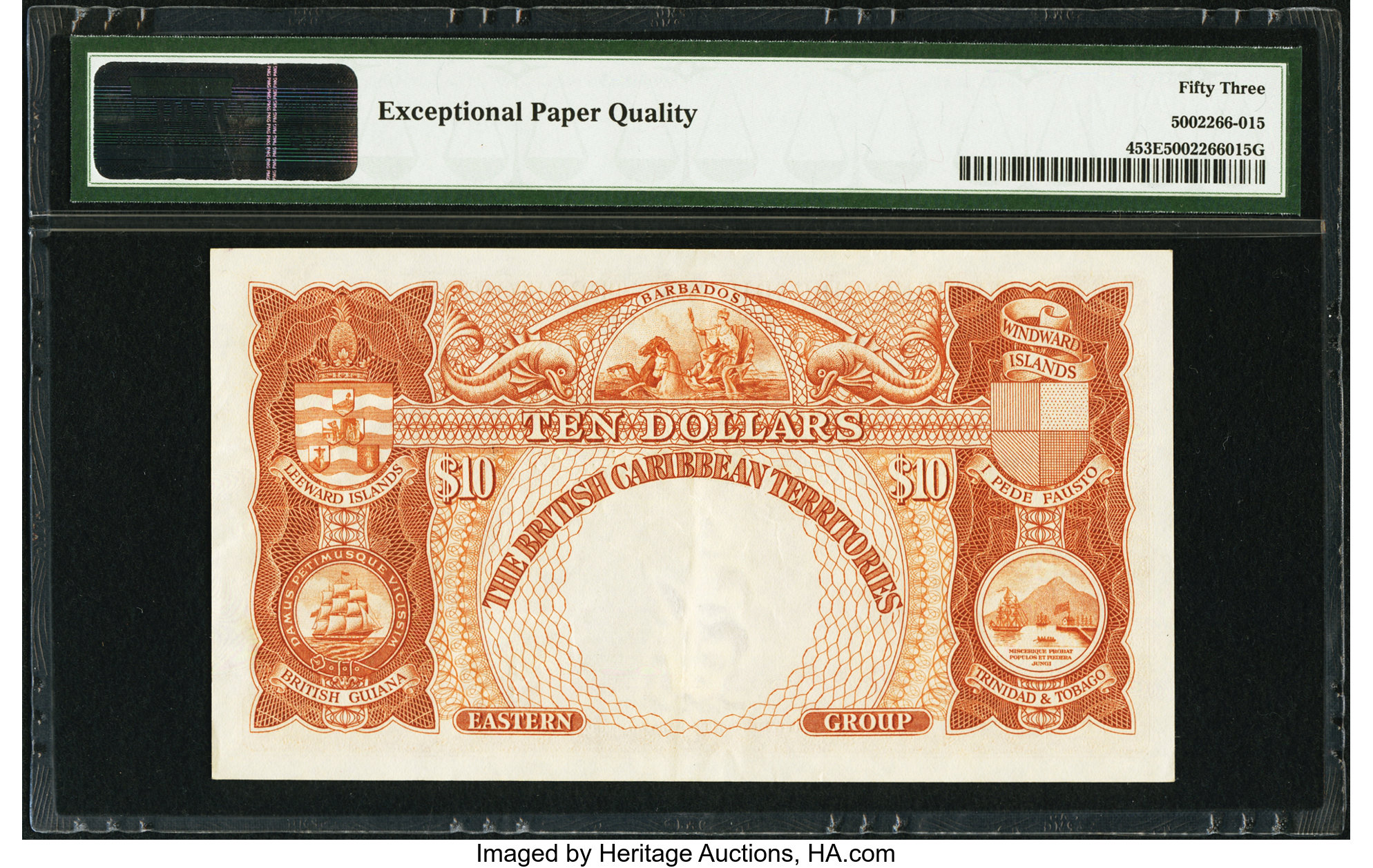 image for: British Caribbean Territories  10 dollars(B104as)