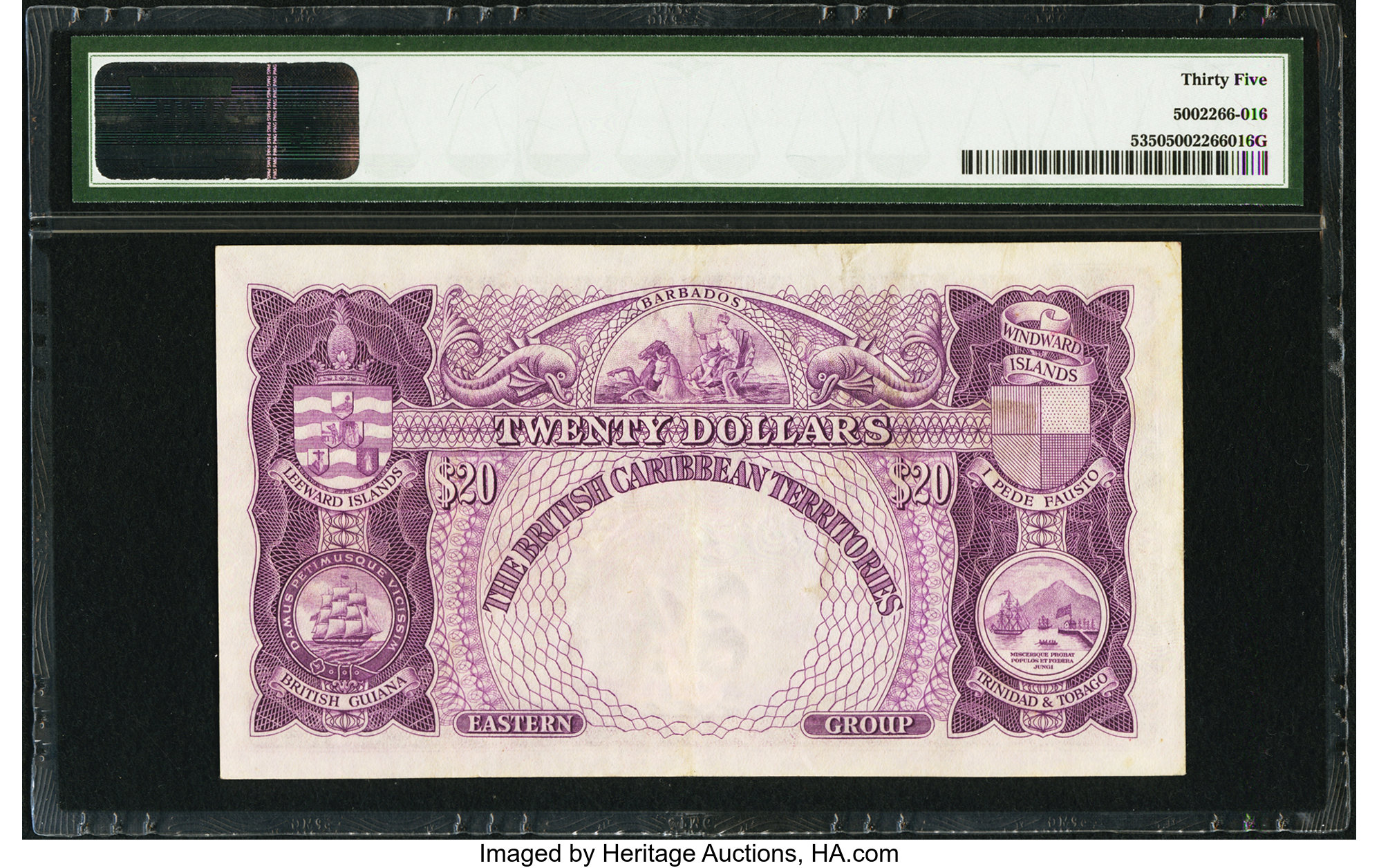 image for: British Caribbean Territories  20 dollars(B105as1)