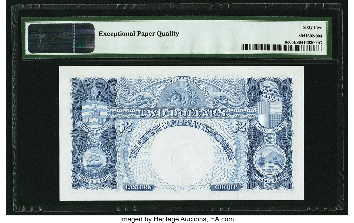 image for: British Caribbean Territories  2 dollars(B108t)