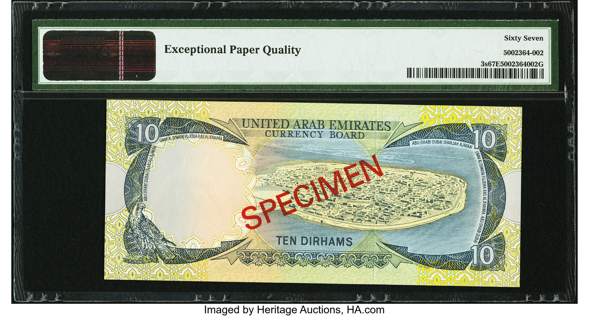 image for: United Arab Emirates  10 dirhams (B103as1)