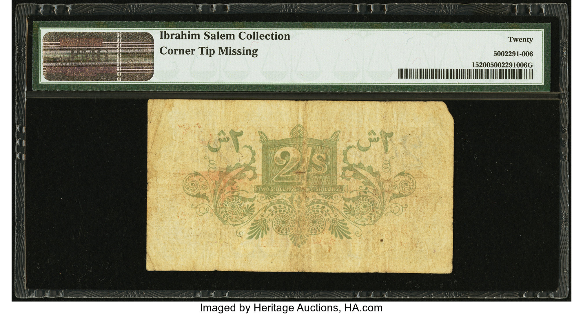 image for: Cyprus  2 shillings (B115a)