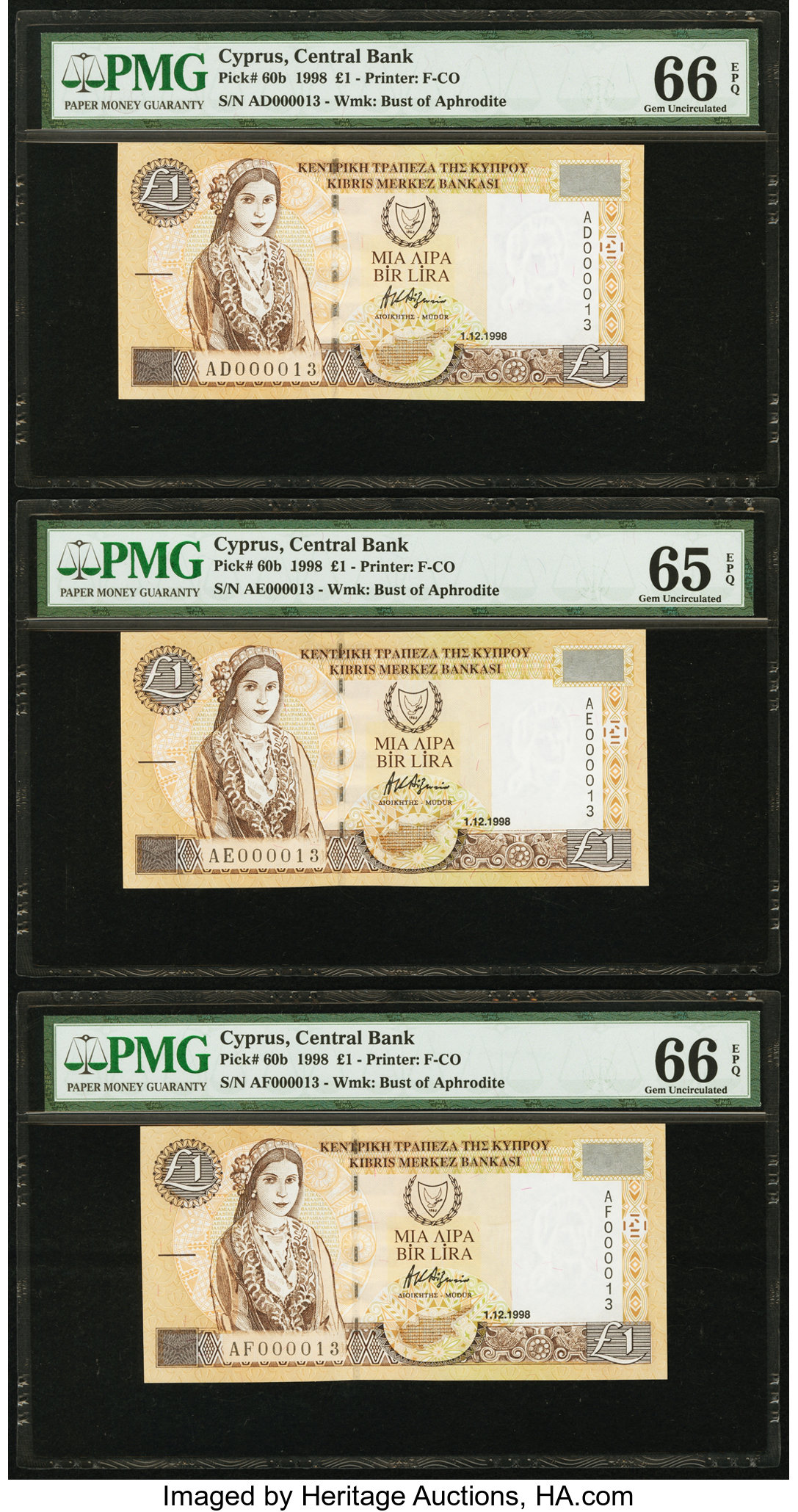 image for: Cyprus  1 pound (B318b)