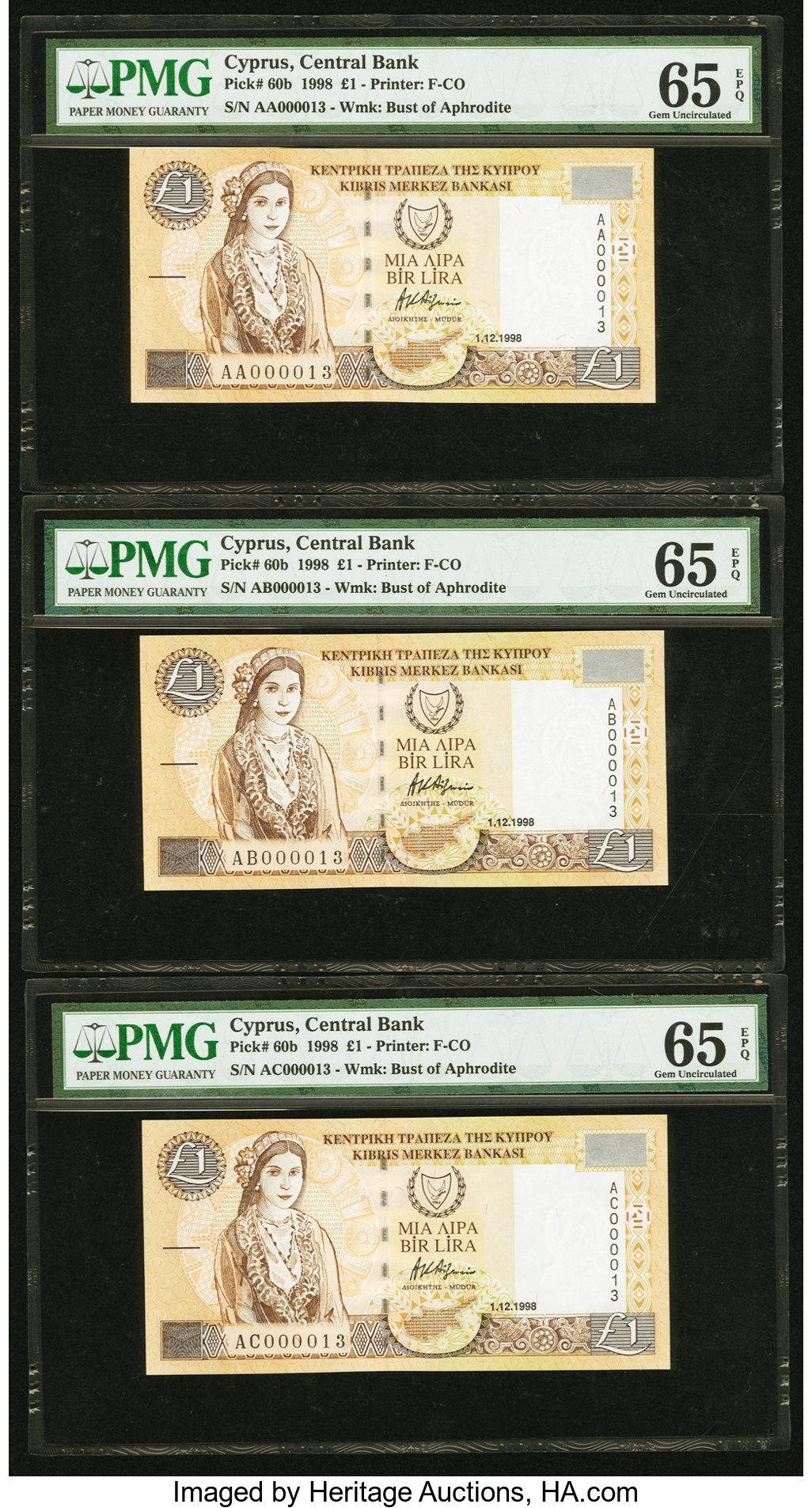image for: Cyprus  1 pound (B318c)
