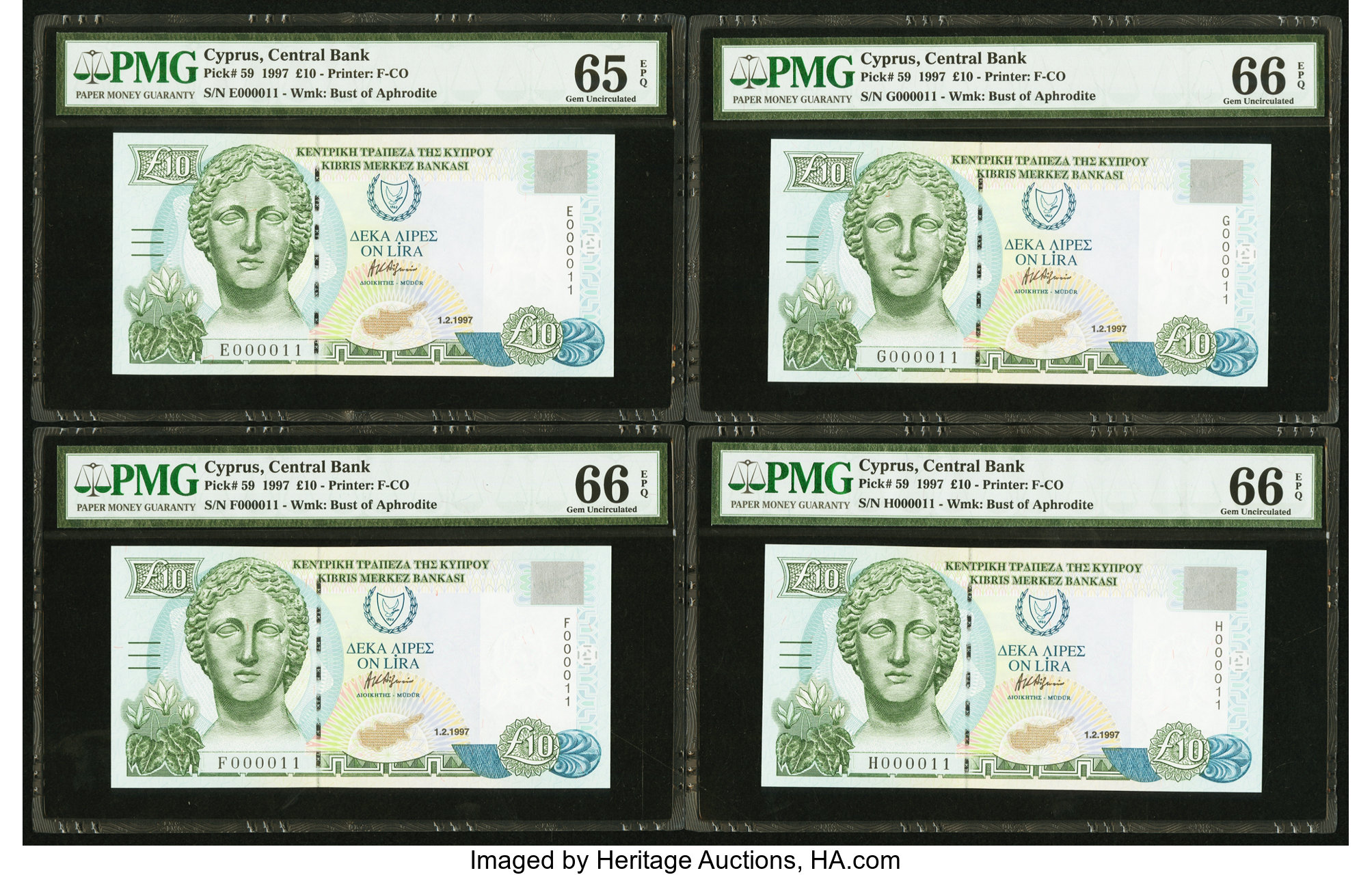 image for: Cyprus  10 pounds (B320a)