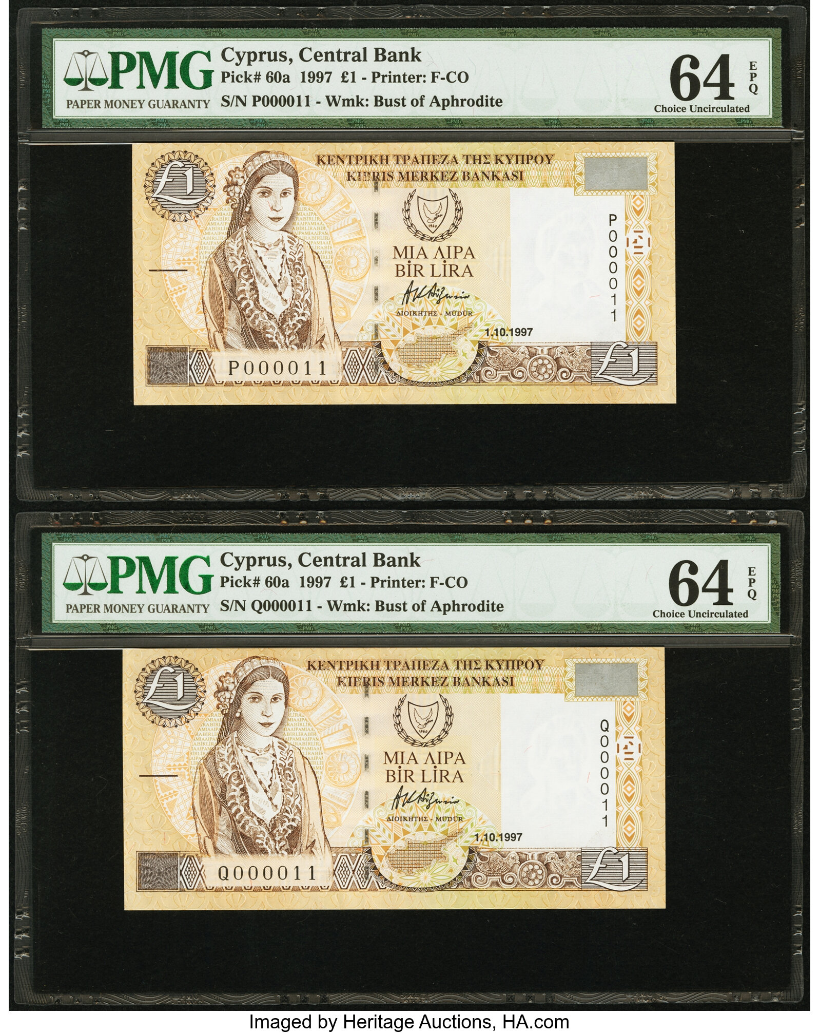 image for: Cyprus  1 pound (B318bz)