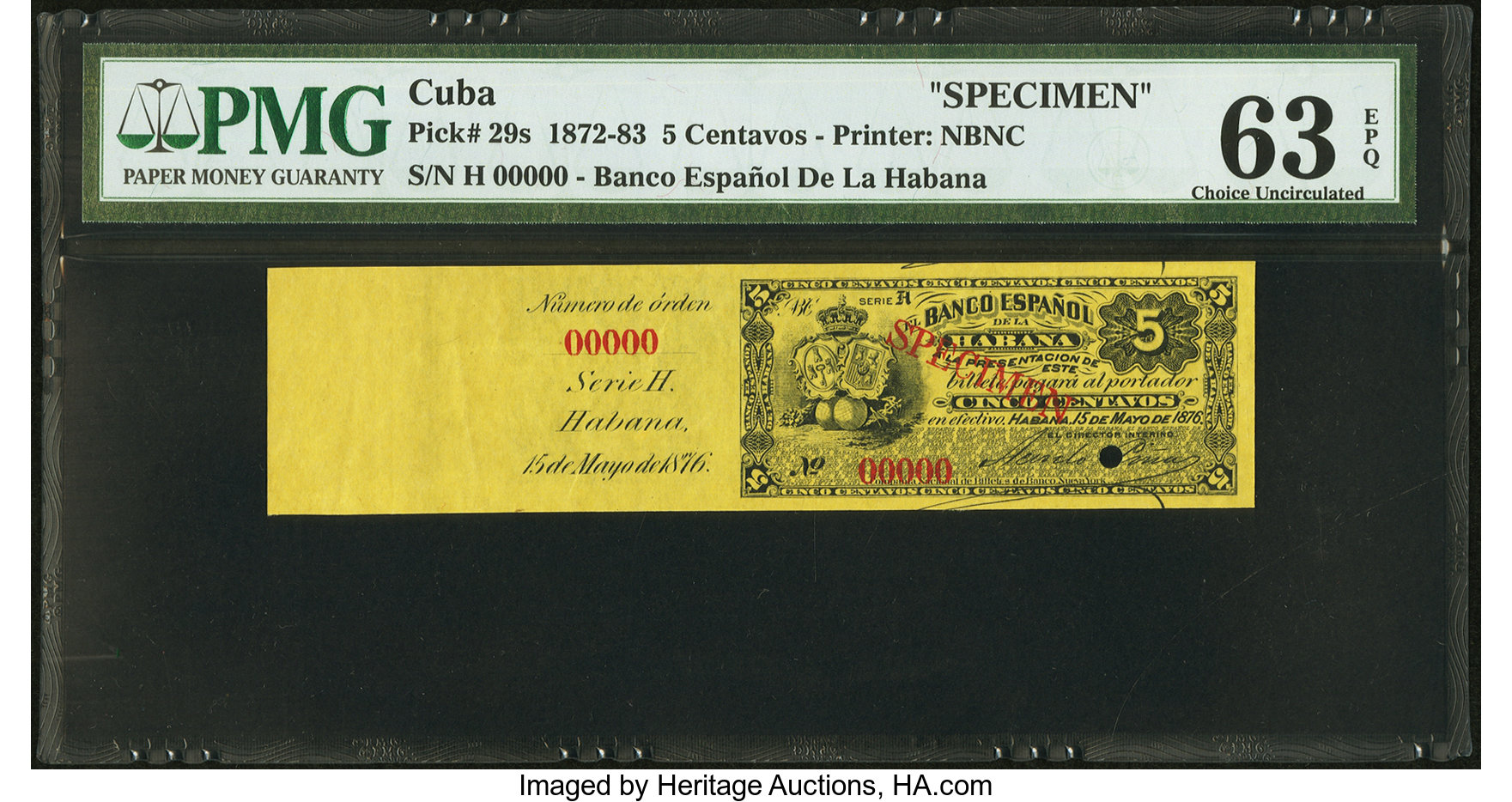image for: Cuba  5 centavos(B121b)