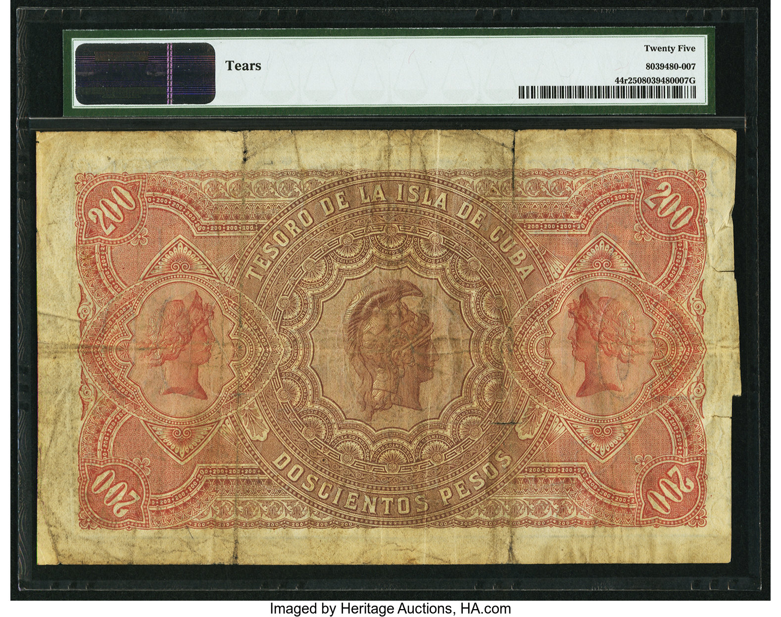 image for: Cuba  200 pesos(B206as1)
