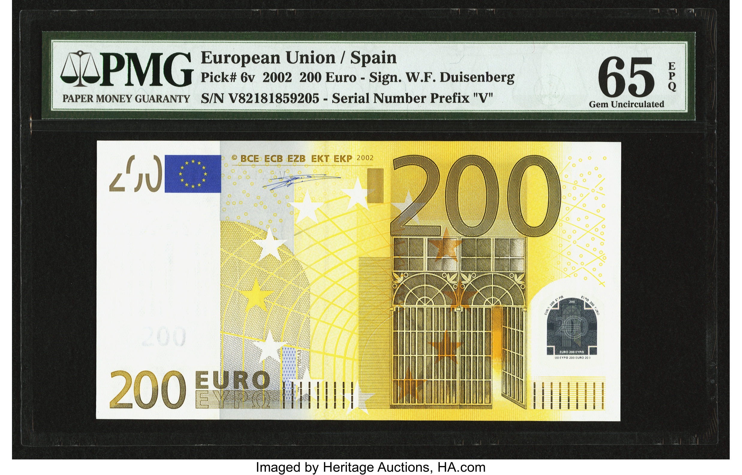 image for: European Monetary Union  200 euro (B106s1)